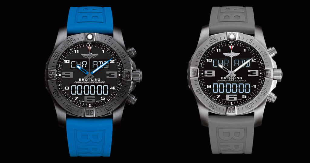 Die Smarte von Breitling: Exospace B55 mit Superquartz-Uhrwerk.