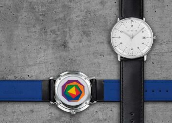 Jahresedition mit blauem Unterleder