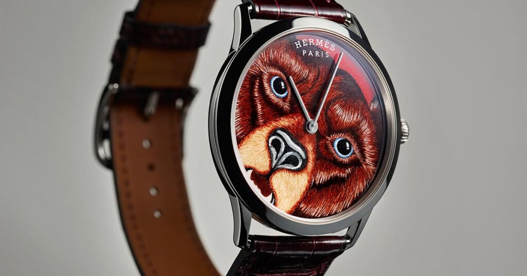 Grrrrr! - Die Slim d'Hermes inszeniert sich auf der Baselworld bärenstark!