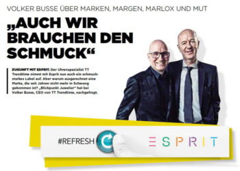 TT Trendtime verstärkt das Schmuck-Engagement, verrät CEO Volker Busse (r.) im Interview.