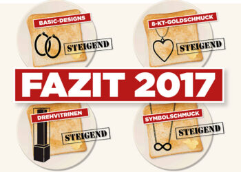 Brot & Butter-Schmuck ist auch im Jahr 2017 eine verlässliche Größe.