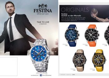 Damit der Fachhandel perfekt unterstützt wird, hat Festina wieder ihren Weihnachtsflyer in petto.