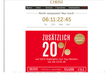 CHRIST VERSCHLEUDERT CLUSE