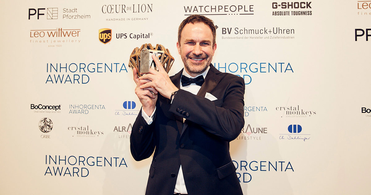 Jörg Gellner, Gewinner der Kategorie "Fashion Jewelry"