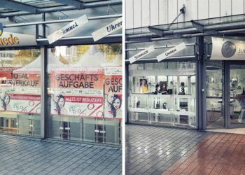 Neustart: Von Weidenauer Goldschmiede zu Juwelier Müller – erst Räumungsverkauf, dann Neueröffnung.