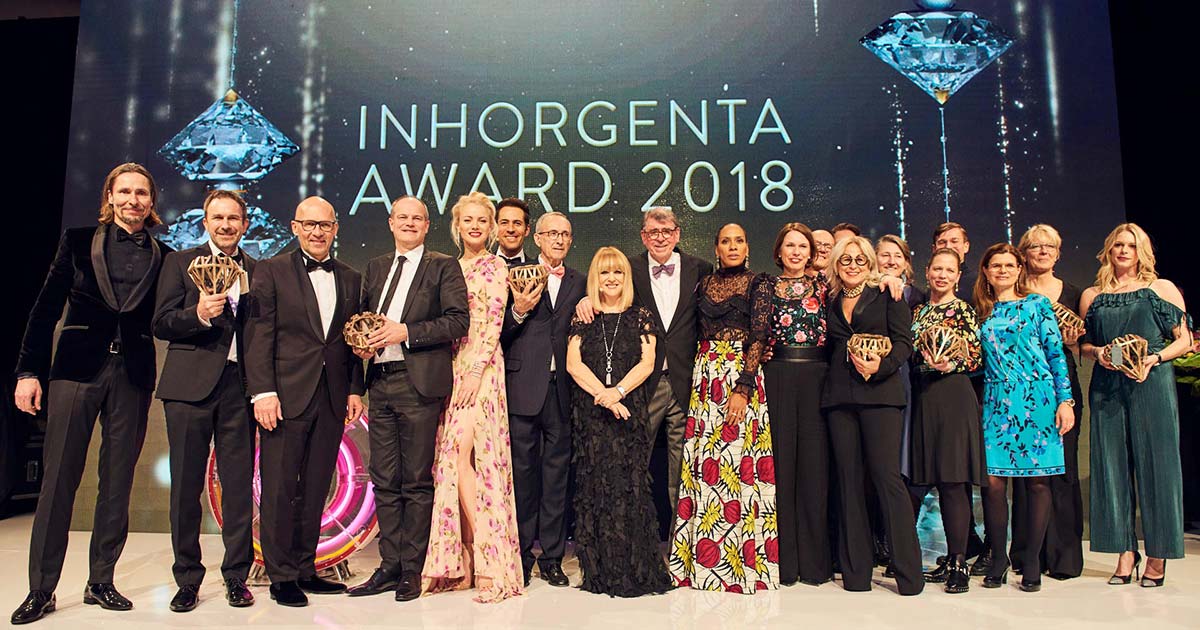 Die glücklichen Gewinner des Inhorgenta Awards 2018 mit der Jury