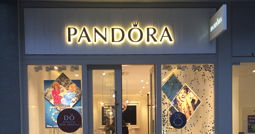 Erfolg im eigenen Geschäft: Pandora will im laufenden Jahr weltweit 200 neue Stores eröffnen und insgesamt 7 bis 10 Prozent mehr Umsatz machen.