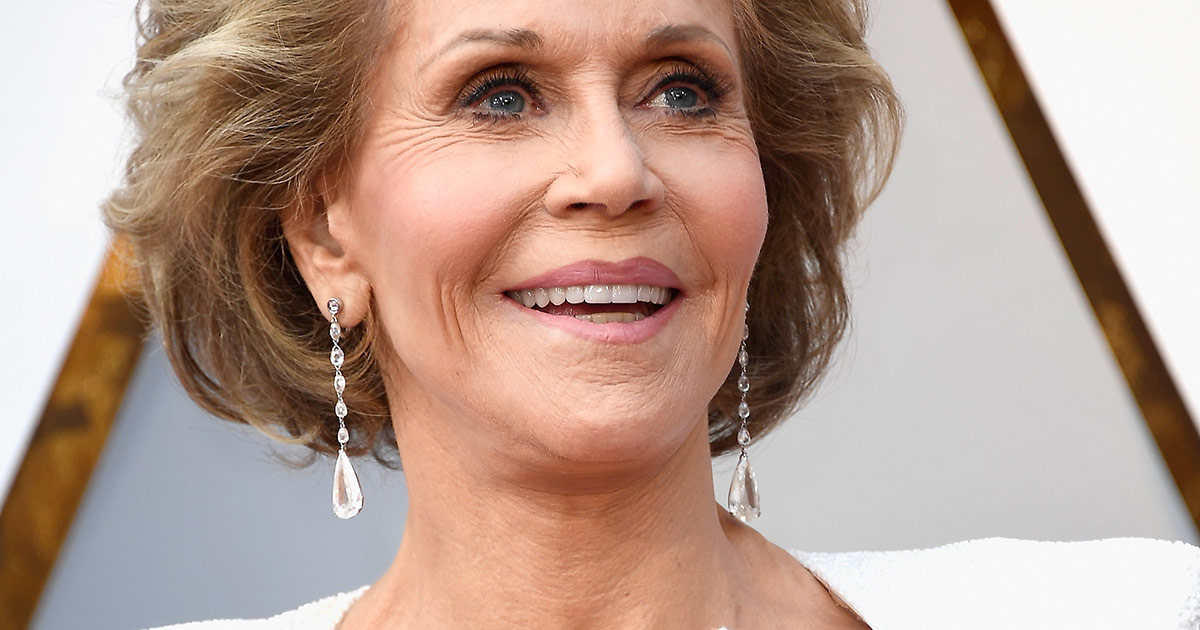 Jane Fonda entschied sich für Diamantohrringe aus der "High Jewelry Collection"
