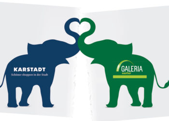 Karstadt und Kaufhof fusionieren zur Warenhaus AG.