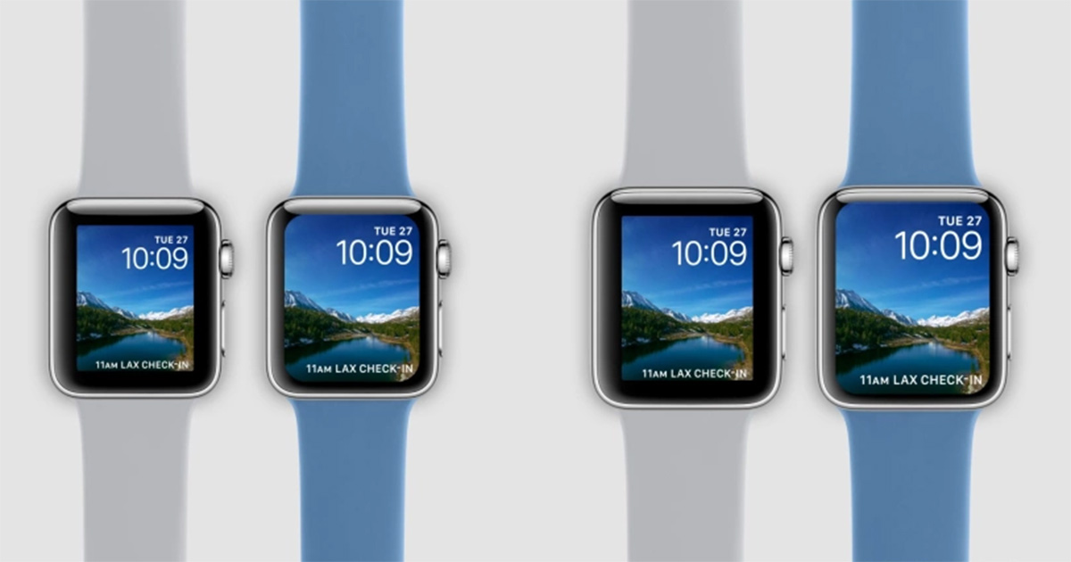 So könnte die neue Apple Watch 4 aussehen.
