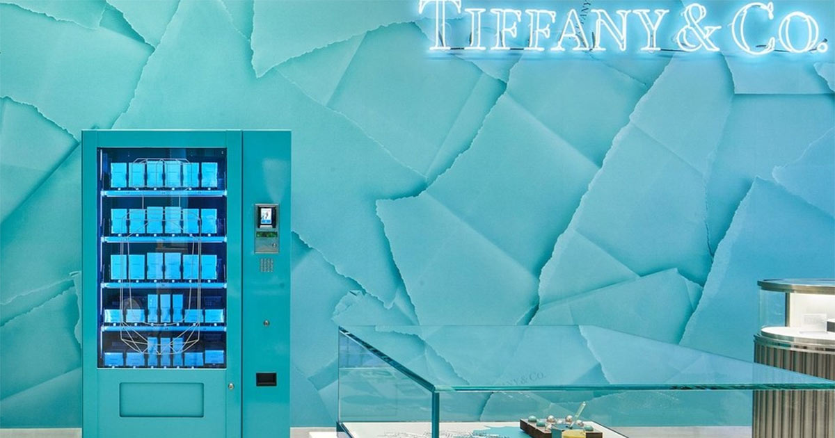Parfümflakons von Tiffany & Co. gibt´s jetzt aus dem Automaten.