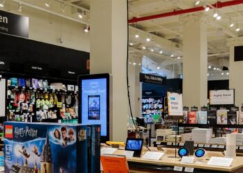 Das Warenhaus Amazon 4-star in New York City.