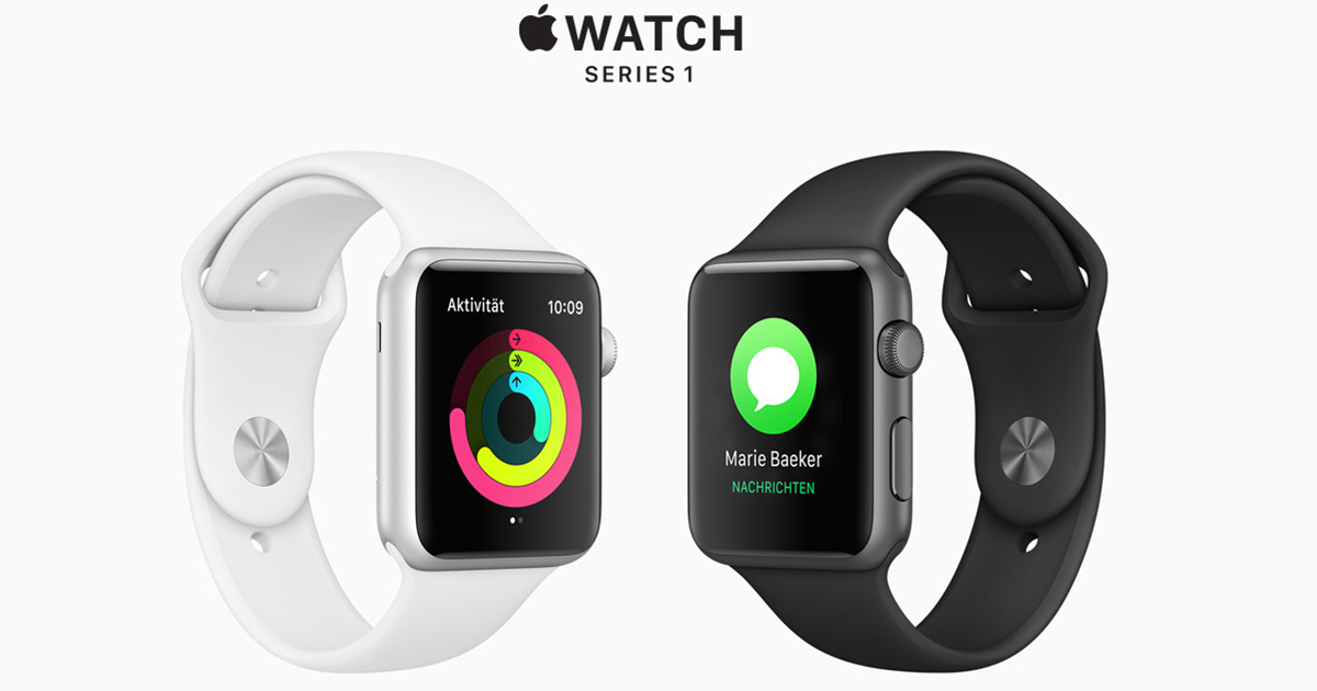 Bei Verbrauchern sehr stark gefragt: Die Apple Watch Series 1.