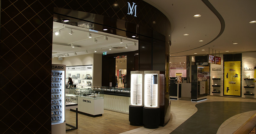 Die Stuttgarter Filiale von Martini Schmuckzeit, ehemals Markenjuwelier, im Einkaufszentrum Milaneo wird geschlossen. Ebenso der Standort Berlin (nicht im Bild).
