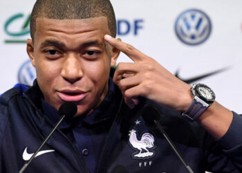 Fußball-Weltmeister Kylian Mbappé ist der erste aktive Fußballer, der Hublot-Markenbotschafter geworden ist.
