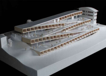 Das Hotel von Audemars Piguet mit seiner außergewöhnlichen Zick-Zack-Form.