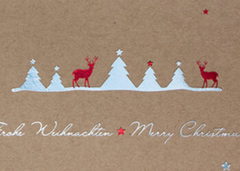 Gehen Weihnachtswünsche per Brief an Kunden und Geschäftspartner, ist dies im Normalfall rechtens.