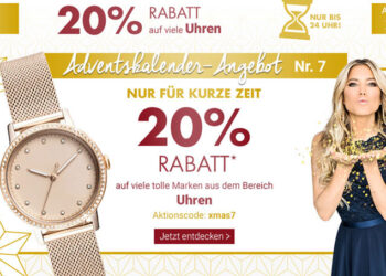 Karstadt und Kaufhof werben nun gemeinsam für Rabatt-Aktionen. Am 7. Dezember stand das Uhrensortiment im Fokus.
