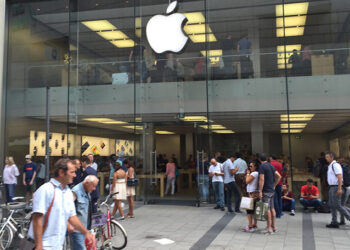 Sinkender Umsatz zum Jahresstart bei US-Riese Apple.