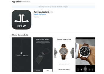 Kinderleicht und überzeugend: Die neue App von Jaeger LeCoultre.