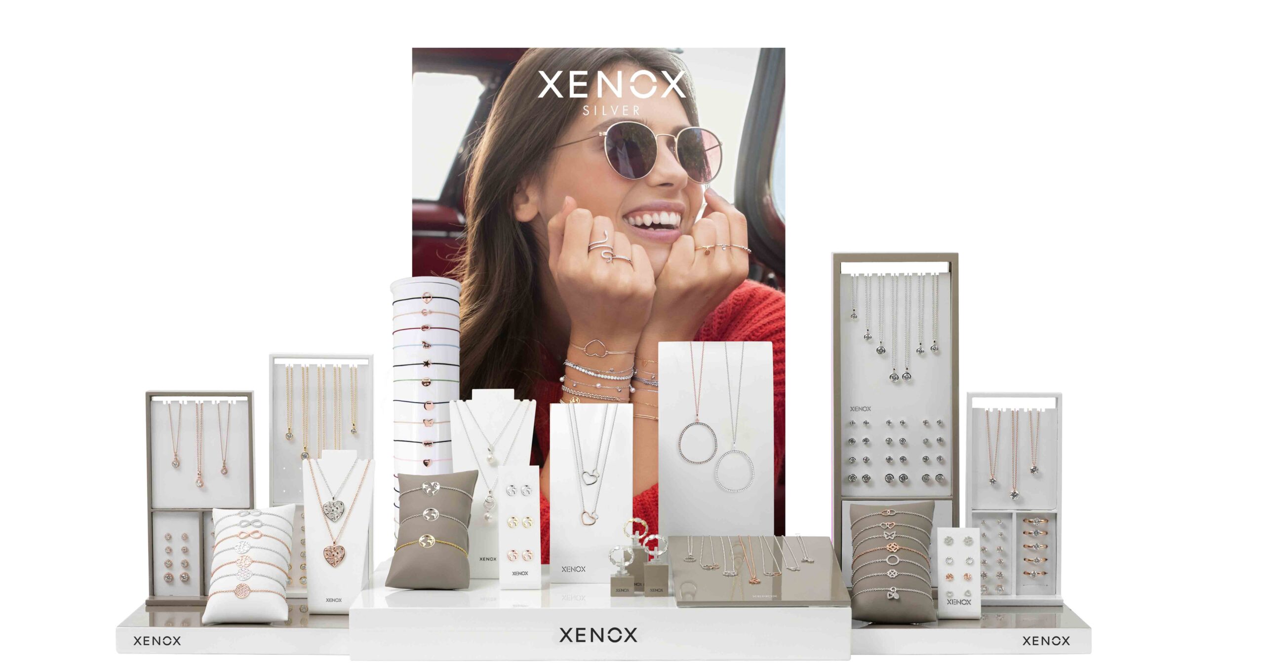 Weckt Begehrlichkeiten: Das Xenox Silver-Display inszeniert die Produkte emotional.
