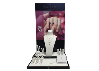 Der Diamant im Fokus – auch bei der Präsentation im Schaufenster.