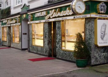 Juwelier Heinecke in Hamburg.