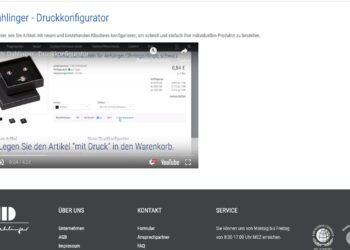 In einem Video wird genau erklärt, wie das Konfigurieren funktioniert.