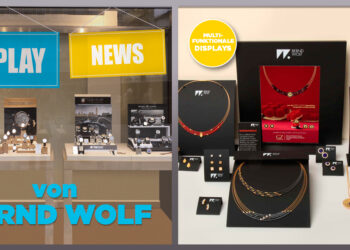 Die Displays von BERND WOLF sind für jede Schmuckart geeignet.