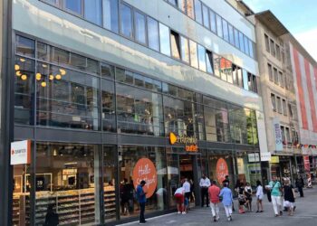 Das große Zalando Outlet in der Stuttgarter Innenstadt.