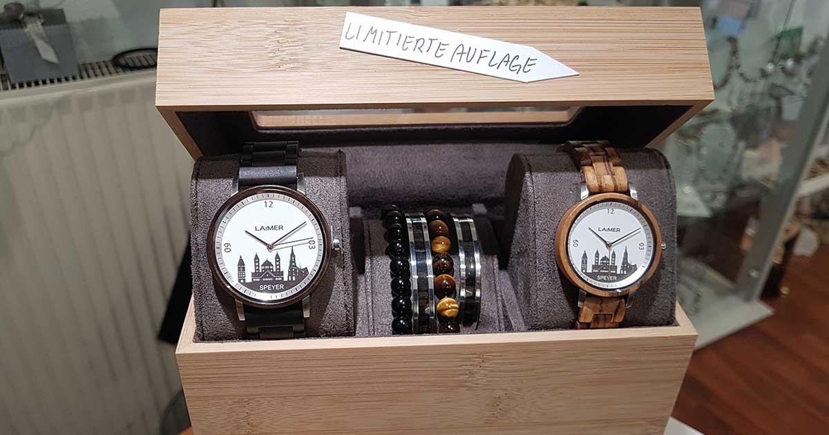 LAiMER Analog Watch in Brown | ABOUT YOU