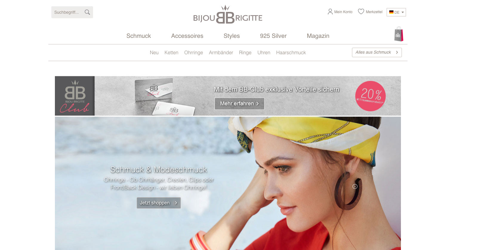 Das Modeschmuck-Unternehmen Bijou Brigitte freut sich über ein Umsatzzuwachs im 1. Halbjahr 2019.