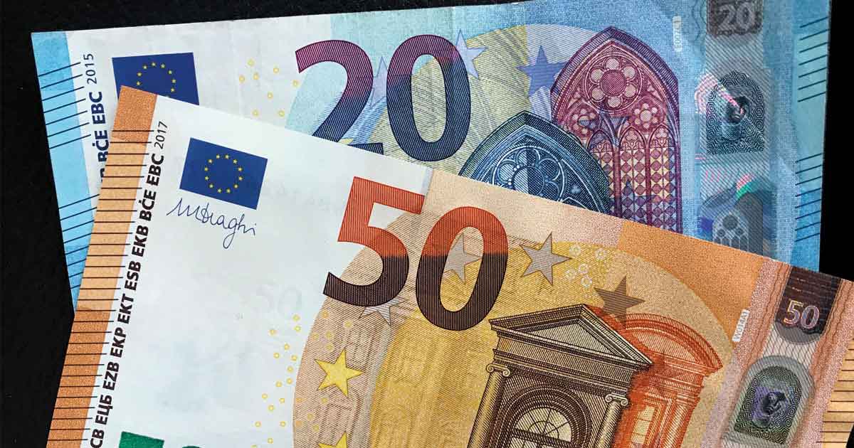 Der 50 Euro-Schein ist der Liebling der Fälscher. Rund 80 % aller gefälschten Banknoten sind 50- und 20-Euroscheine.