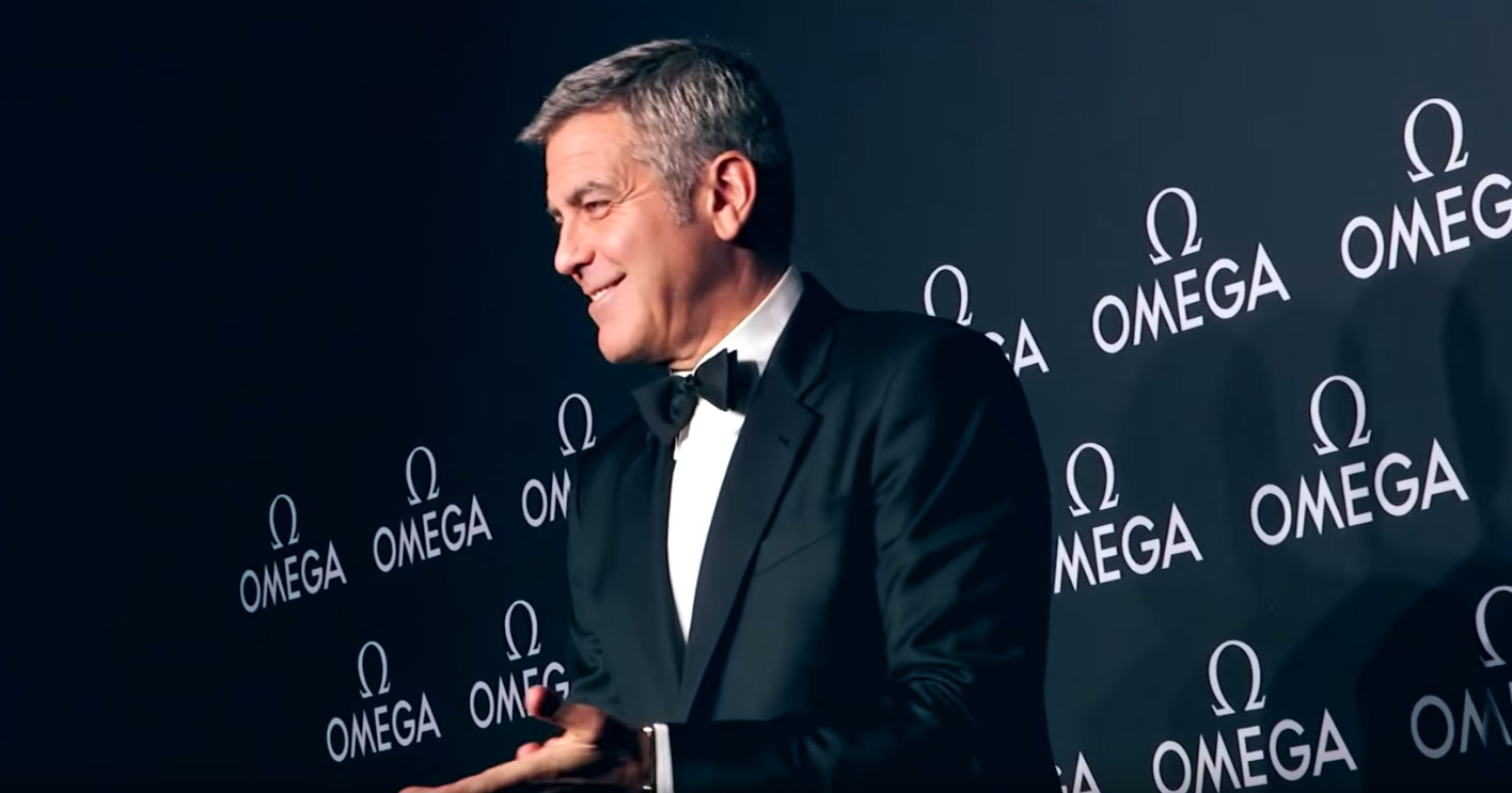 Hollywood-Schauspieler George Clooney ist bereits seit 2007 Markenbotschafter von Omega.