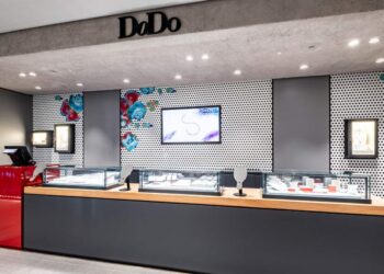 So präsentiert sich die italienische Schmuckmarke DoDo im Luxuskaufhaus Oberpollinger.