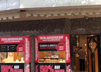 Ende des Jahres ist Schluss: Juwelier Köster in Menden schließt.