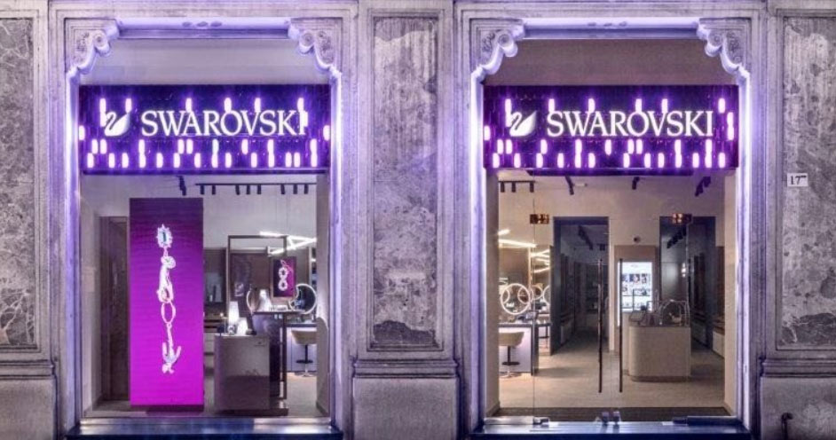 Nach der Renovierung seines Stores in Mailand stellte Swarovski das neue Crystal Studio-Format vor.