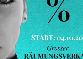 Heute hat der Räumungsverkauf bei Juwelier Wieting begonnen.