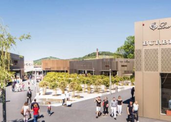 Die Outletcity in Metzingen: Frequenzprobleme gibt es hier nicht.