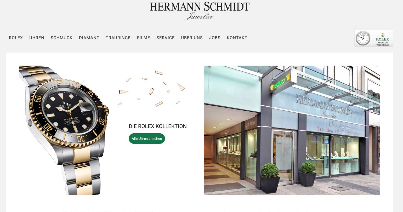 Das Geschäft von Juwelier Hermann Schmidt in Kassel wird ab Januar umgebaut.