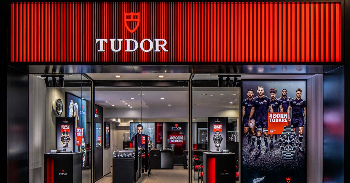 Tudor ist bislang vor allem in Asien (Foto aus Japan) stark. Demnächst wird der erste eigene Store in Europa eröffnet.