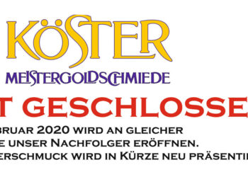 Im Februar wird die ehemalige Goldschmiede Köster neu eröffnet.