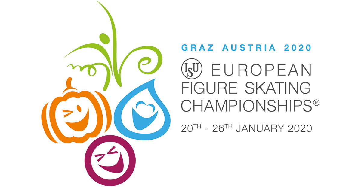 Das Logo der Europameisterschaften in Graz, die von CITIZEN gesponsert werden.