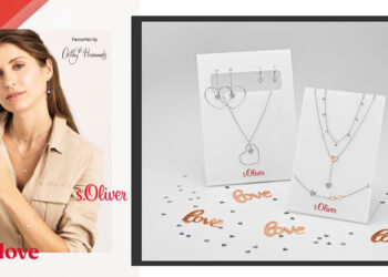 Arbeiten im Zeichen der Liebe zusammen: Cathy Hummels und s.Oliver Jewel haben eine Valentinstags-Kollektion herausgebracht.