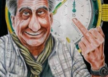 Dieses Foto der Basler Fasnacht ist die Antwort der Presseabteilung der Swatch Group auf Kritik am Zigarre rauchenden Chef.