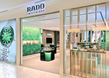 Farbenfroh: das neue Ladenbau-Konzept von Rado.