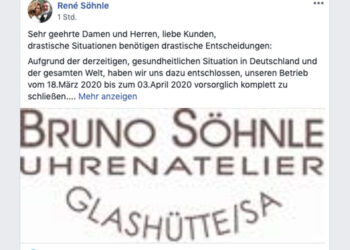 Diesen Post stellte René Söhnle heute auf Facebook in die Gruppe von "Blickpunkt Juwelier".