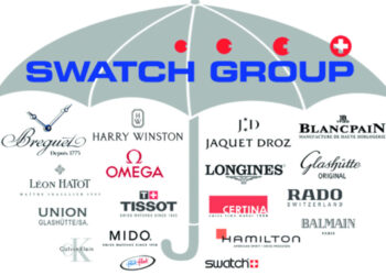 Die Swatch Group schickte Tausende Mitarbeiter ion Kurzarbeit.