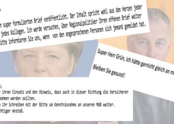 Leser bedanken sich für den offenen Brief.