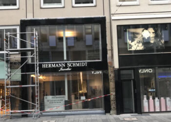 Im April, so die derzeitige Planung, soll das umgebaute Geschäft von Juwelier Schmidt in Kassel eröffnet werden.